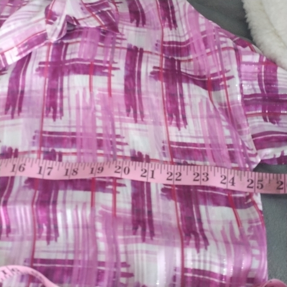 Soft Surroundings Porta Top Blouse Button Front L - Picture 8 of 12